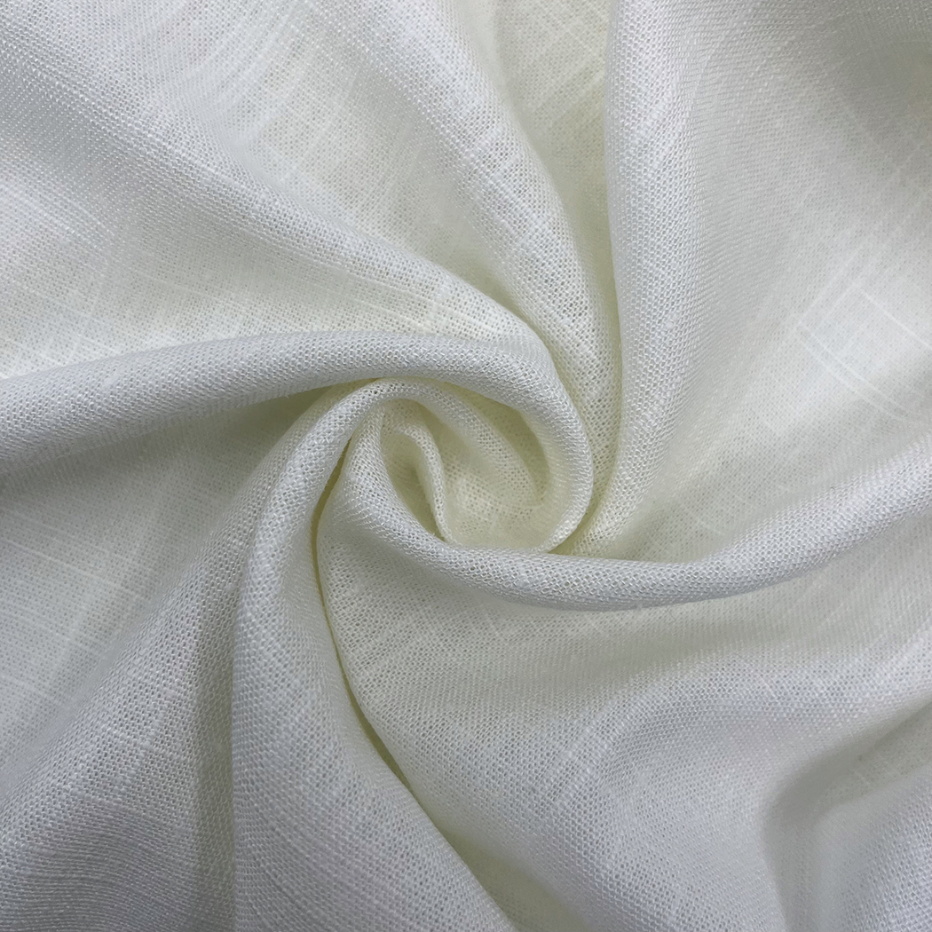 Estilo de bambú de la raya de la tela de lino del rayón de la serie 12S de la mezcla de lino de la materia textil de Youteng